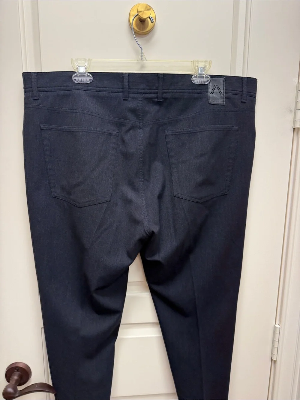 Alberto Tailored Men's Black Dress Pants